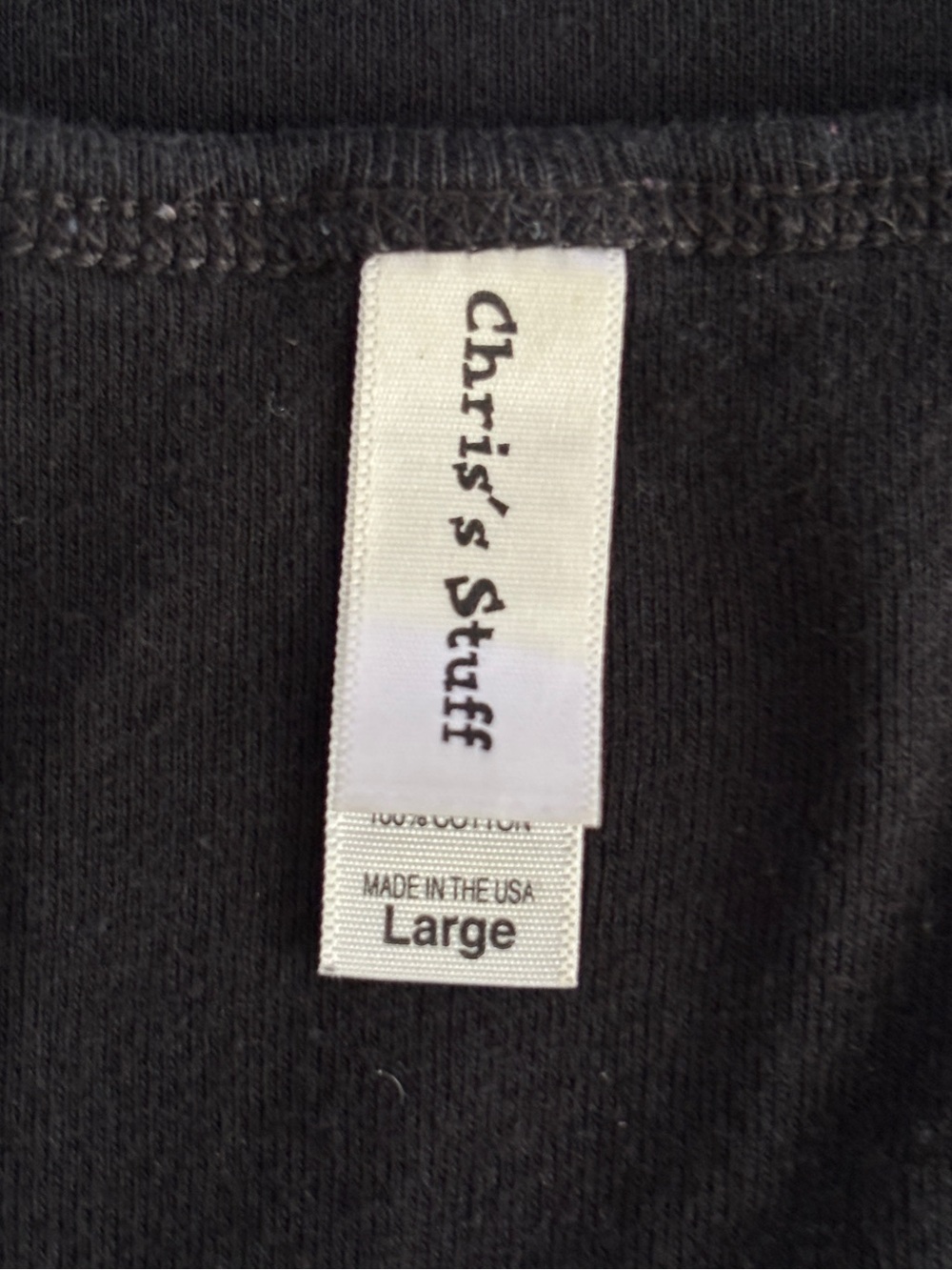 Chris’s Stuff Black Graphic Tee | Wine Glass “Group Therapy” | Rhinestone | Y2K - Picture 4 of 6